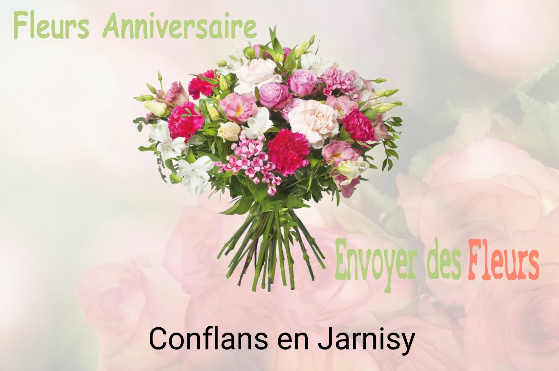 Bouquet de fleurs d’anniversaire livré à Conflans-en-Jarnisy