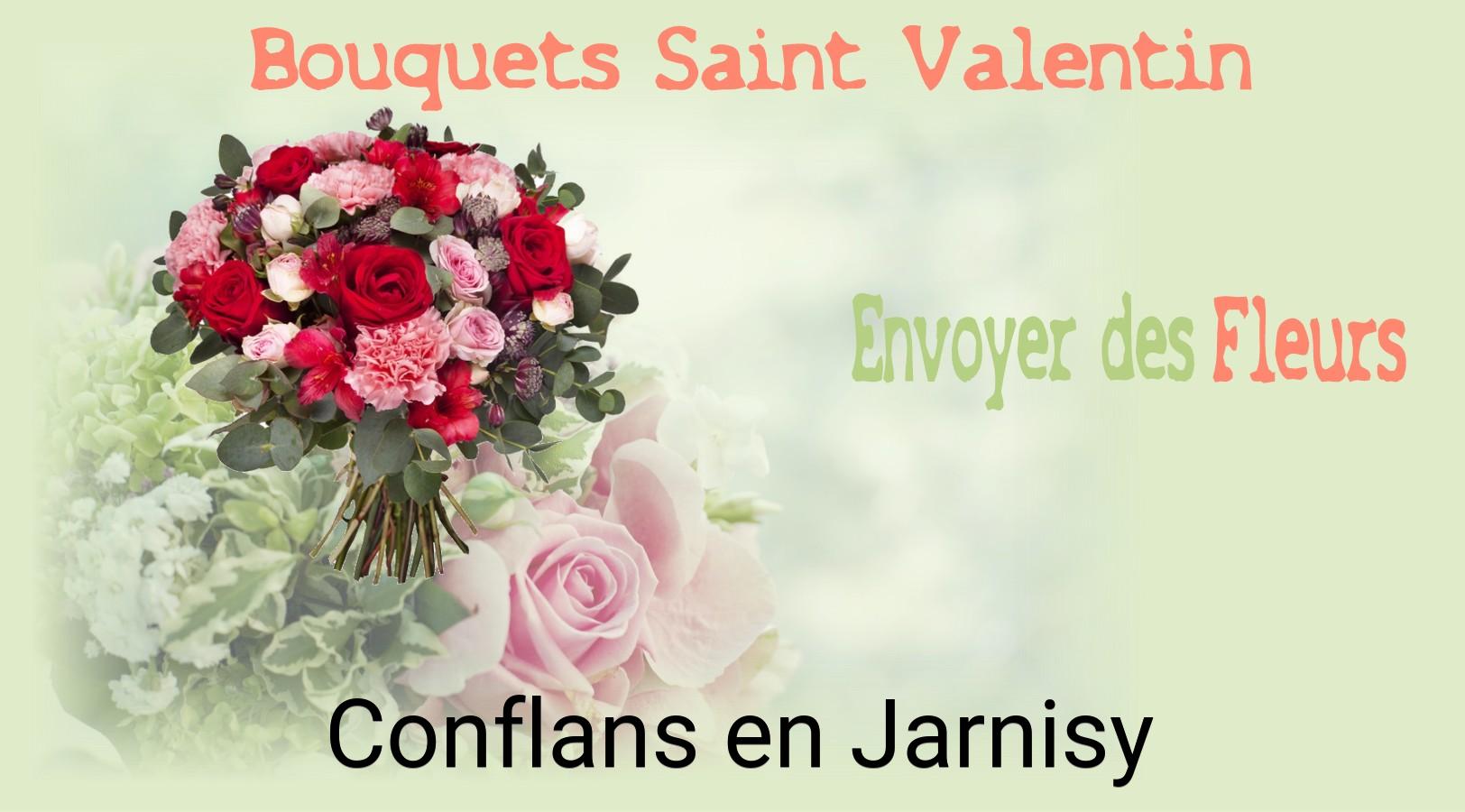 Roses de Saint-Valentin livrées à Conflans-en-Jarnisy